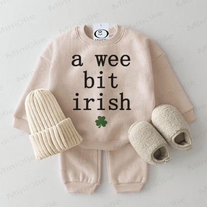 A WEE BIT IRISHベビー 2ピース ベージュセット - ベージュ - 2～3歳 - image 1
