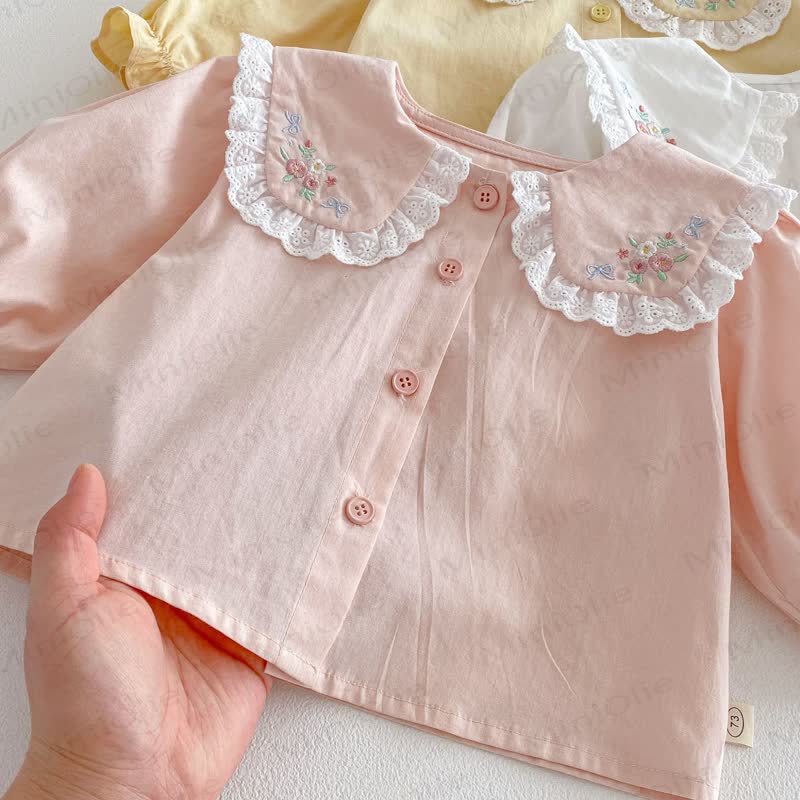 ベビー幼児用花柄刺繍Tシャツ - image 13