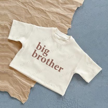BIG BROTHERベビー サマー カジュアル Tシャツ - 白 - 2～3歳 - image 2