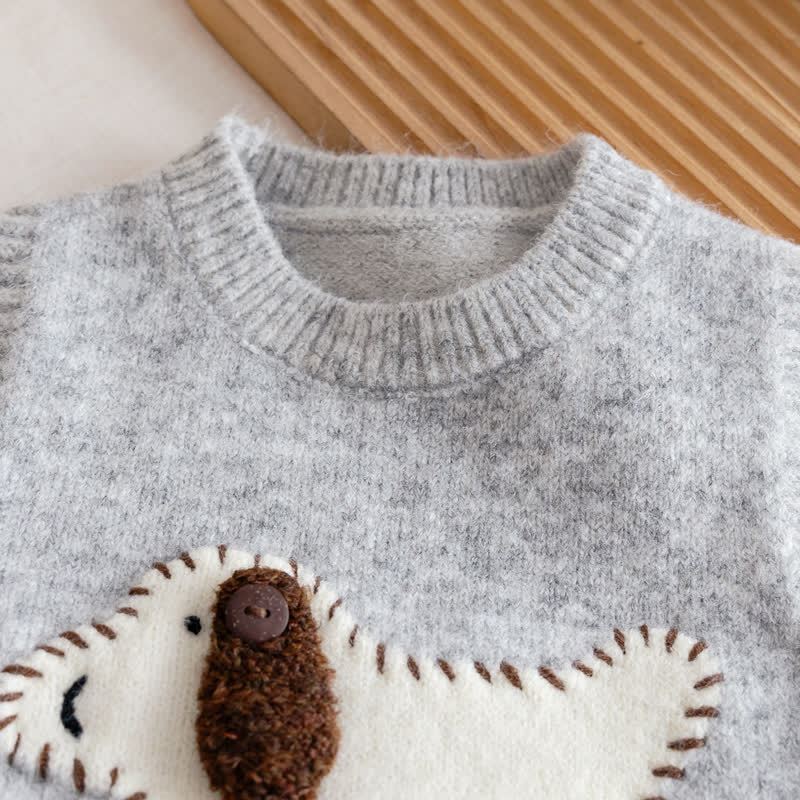 幼児用子犬刺繍ベスト - image 8