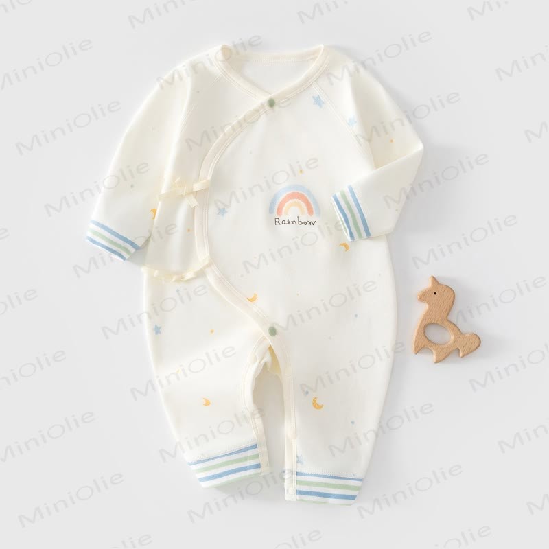  RAINBOWベビー新生儿着物ロンパース - 緑 - 3～6ヶ月 - image 2
