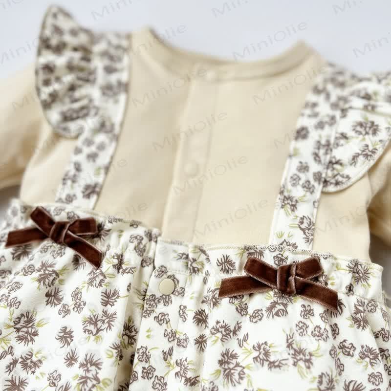 ベビーフラワーボウロンパー - image 4