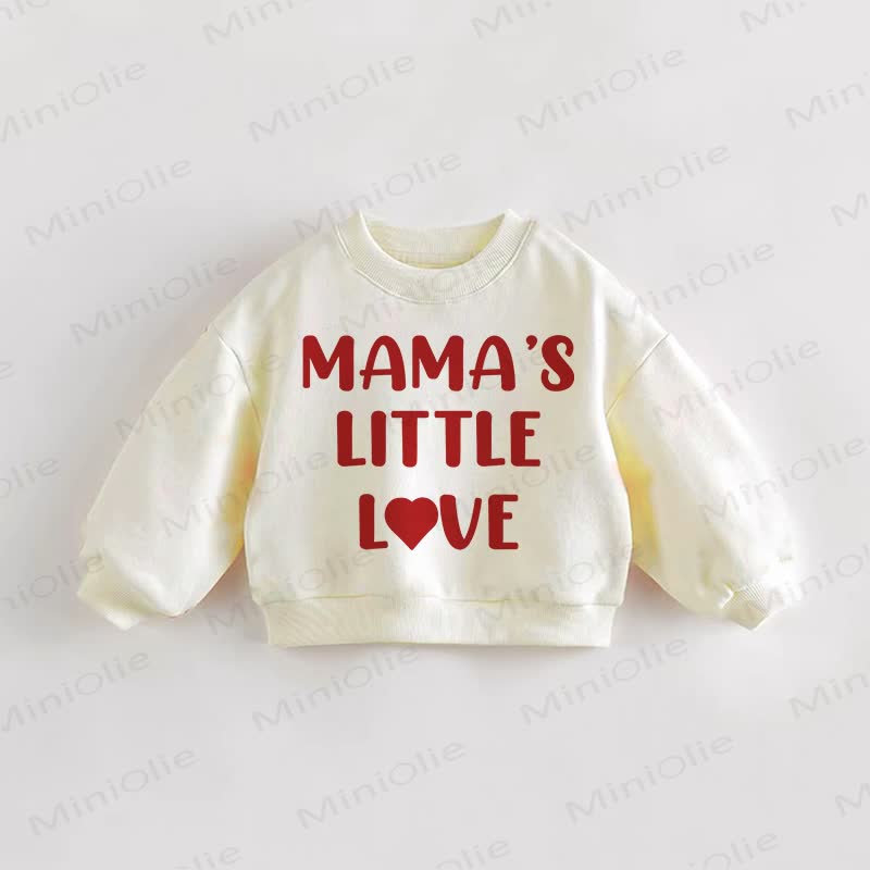 MAMA'S LITTLE LOVEベビー 幼児用 クリーム スウェットシャツ - クリーム - 3～5歳 - image 1