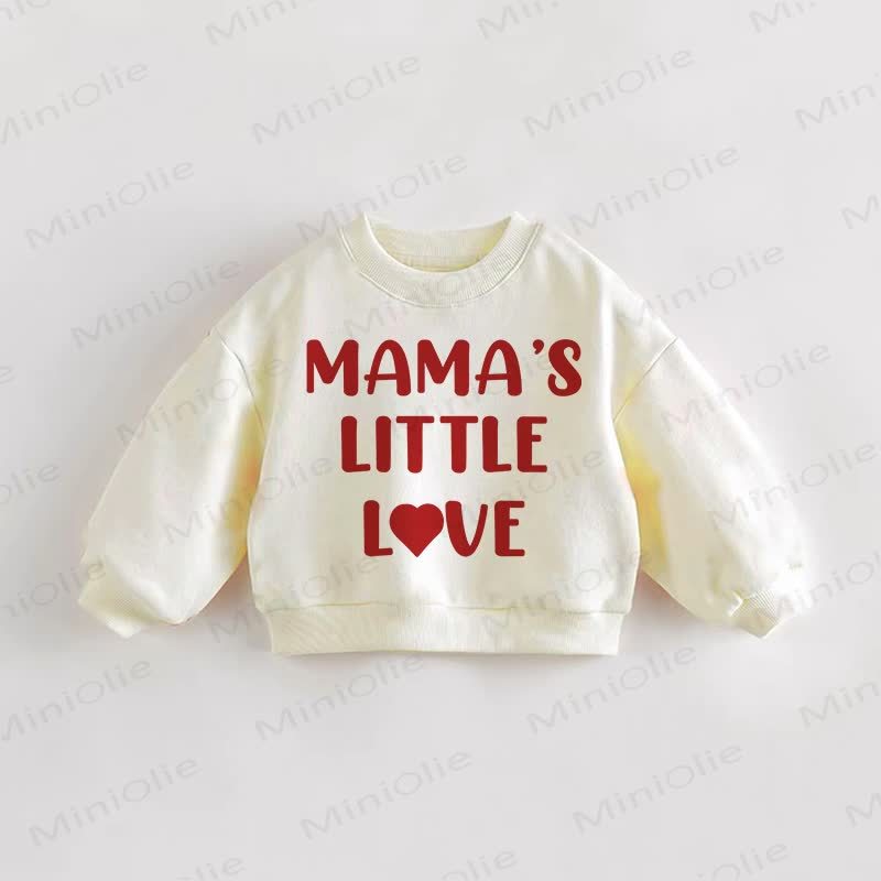 MAMA'S LITTLE LOVEベビー 幼児用 クリーム スウェットシャツ - クリーム - 3～5歳 - image 1