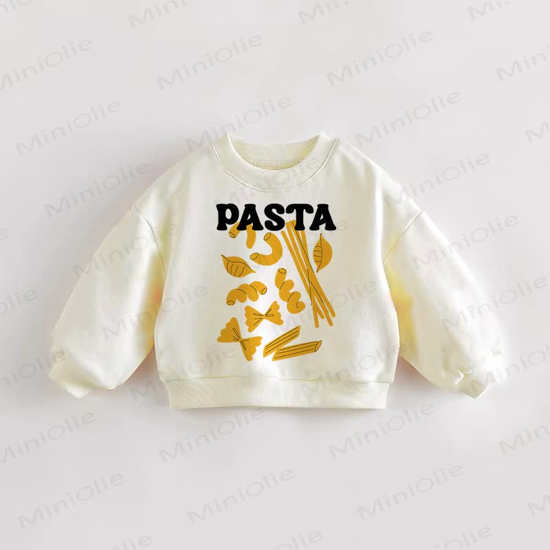 PASTAベビー 幼児用 クリーム スウェットシャツ - クリーム - 3～5歳 - image 1