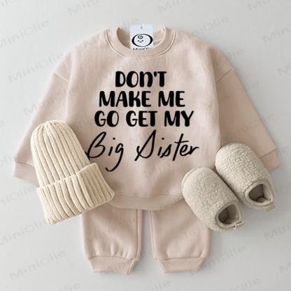 BIG SISTERベビーベージュ 2点セット - ベージュ - 2～3歳 - image 1
