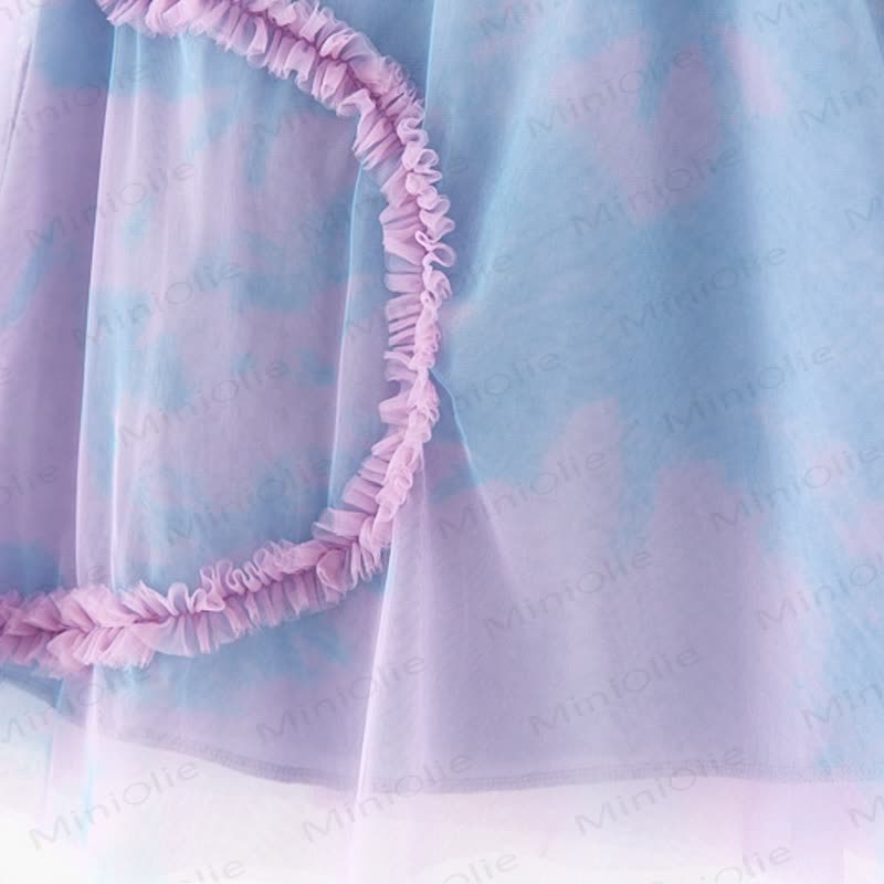 幼児用女の子用フラワー/ラブメッシュDress - image 10