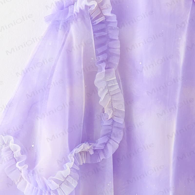 幼児用女の子用フラワー/ラブメッシュDress - image 18