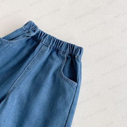 ベビー 幼児 女の子 デニム ボウ 3点セット - image 9