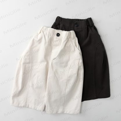 ベビー幼児用無地ゆったりパンツ - image 1