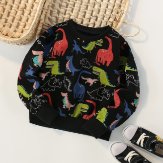 幼児用恐竜クルーネックスウェットシャツ - image 6