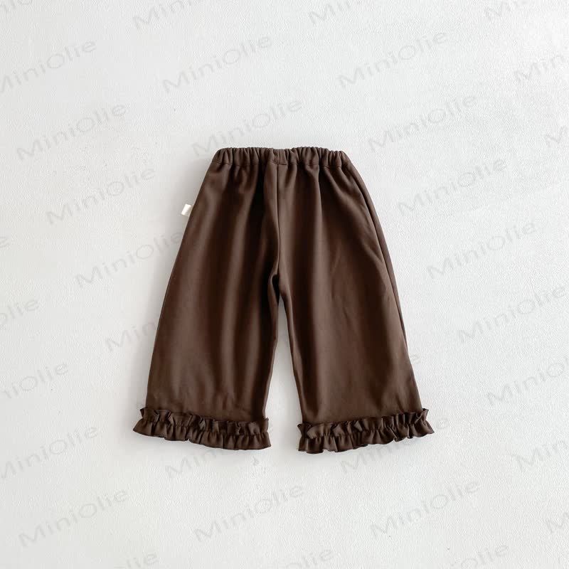 ベビー幼児女の子用スウィートレースパンツ - image 2