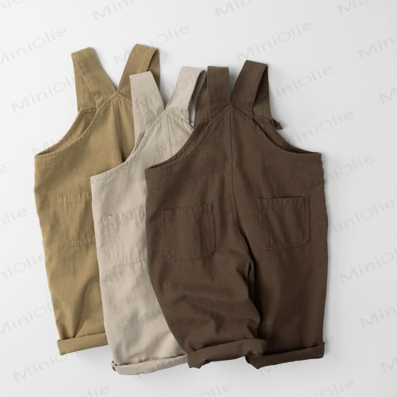 LUCKベビー 幼児用 無地オーバーオール - image 2