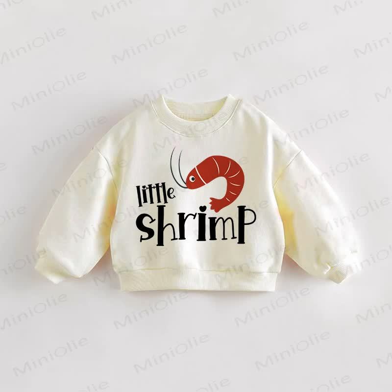 LITTLESHRIMP幼児用 クリーム スウェットシャツ - クリーム - 3～5歳 - image 1
