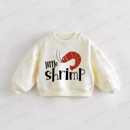 LITTLESHRIMP幼児用 クリーム スウェットシャツ - クリーム - 3～5歳 - image 1