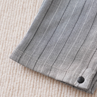 ベビーストライプ蝶ネクタイフェイクロンパース2枚セット - image 11