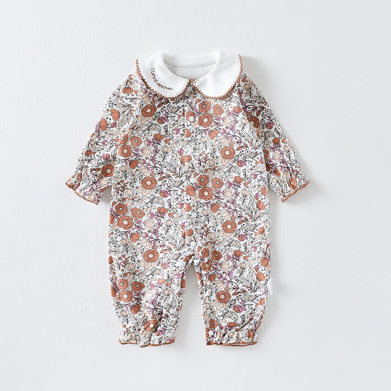 ベビーメープルリーフ/フラワーロンパース - 花 - 18～24ヶ月 - image 1