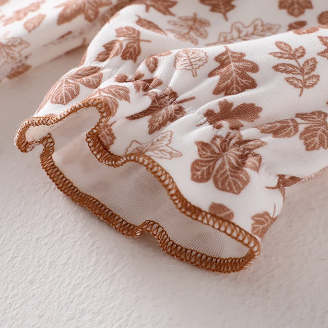 ベビーメープルリーフ/フラワーロンパース - image 5