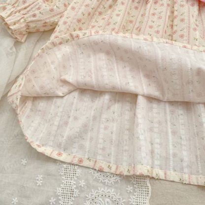 ベビー幼児女の子用ピンクフラワーリボンDress - image 13