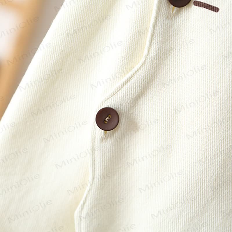 ベビー幼児用猫柄ジーンズオーバーオール - image 9