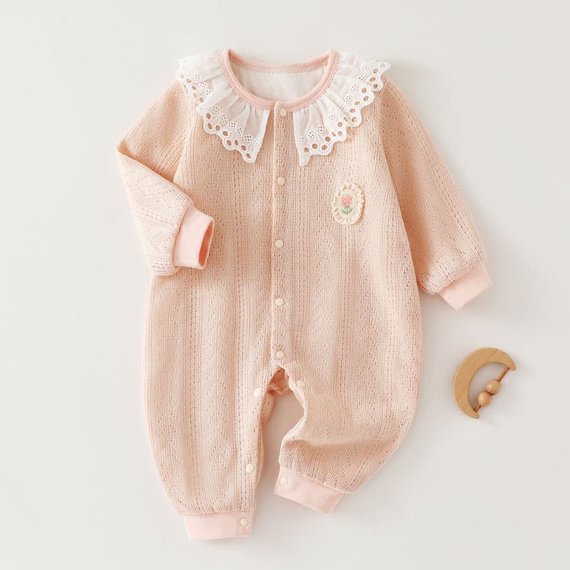 ベビーチューリップレースカラーロンパース - ピンク - 18～24ヶ月 - image 5