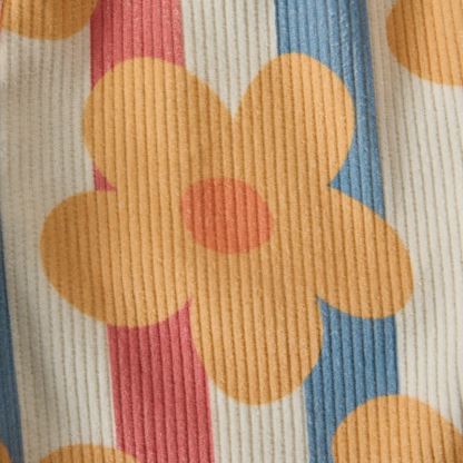 ベビー幼児用カラーストライプフラワーパンツ - image 5