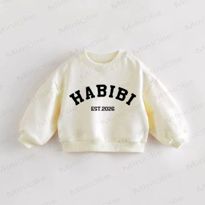 HABIBI EST 2026ベビー幼児用スウェットシャツ - クリーム - 3～5歳 - image 1