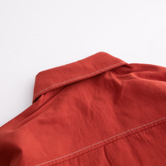 キッズボーイポケットレッドシャツ - image 7