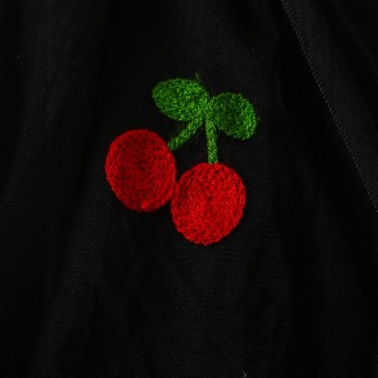 女の子用スウィートフライングスリーブメッシュDress - image 6