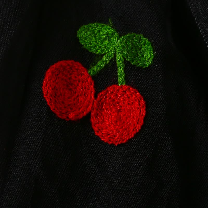 女の子用スウィートフライングスリーブメッシュDress - image 13