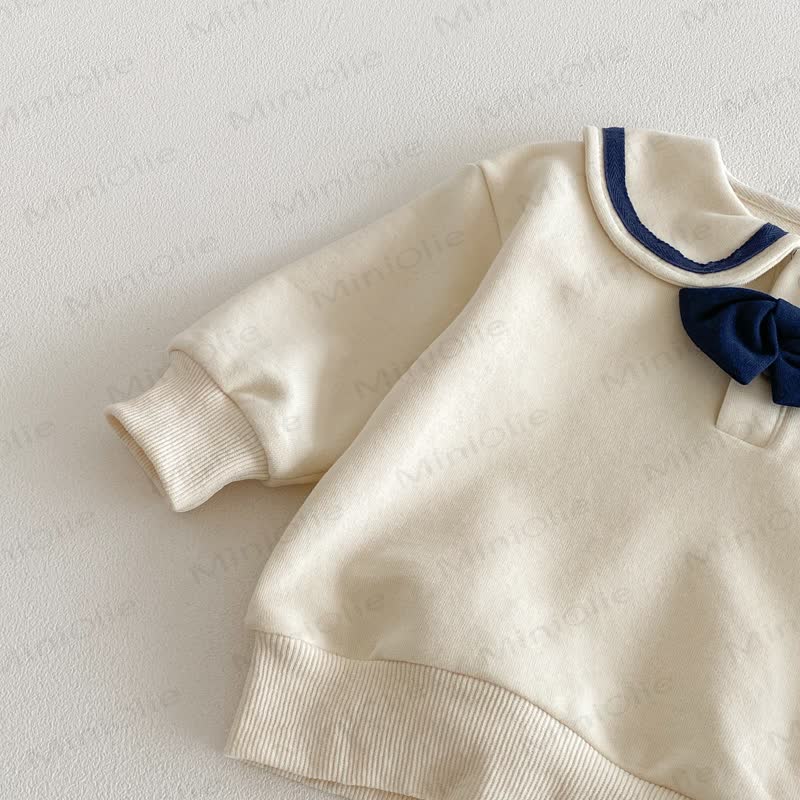 ベビー幼児用ボウベアカラーブロック2点セット - image 4