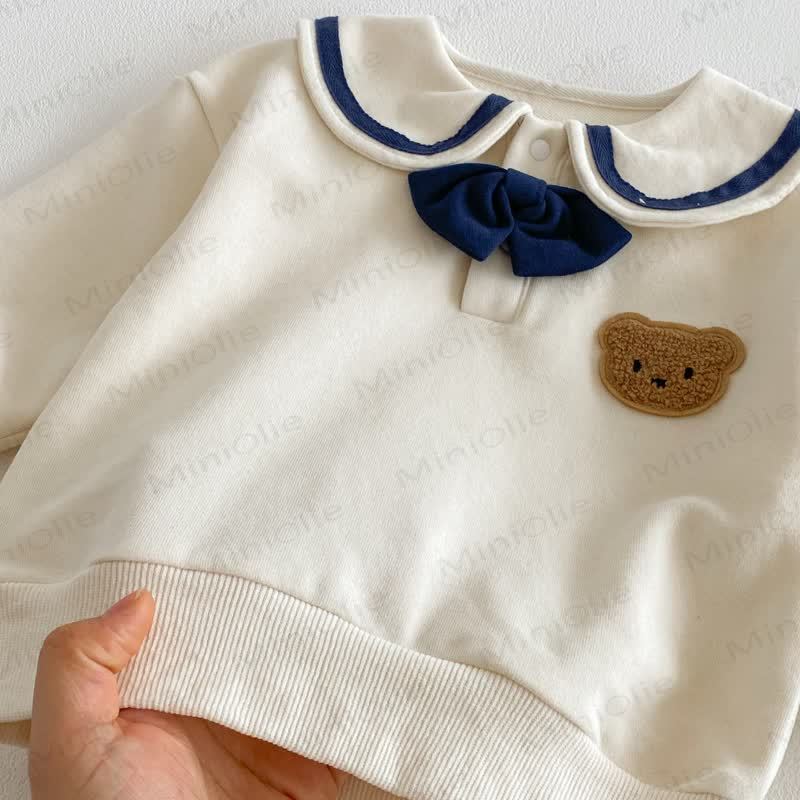 ベビー幼児用ボウベアカラーブロック2点セット - image 6