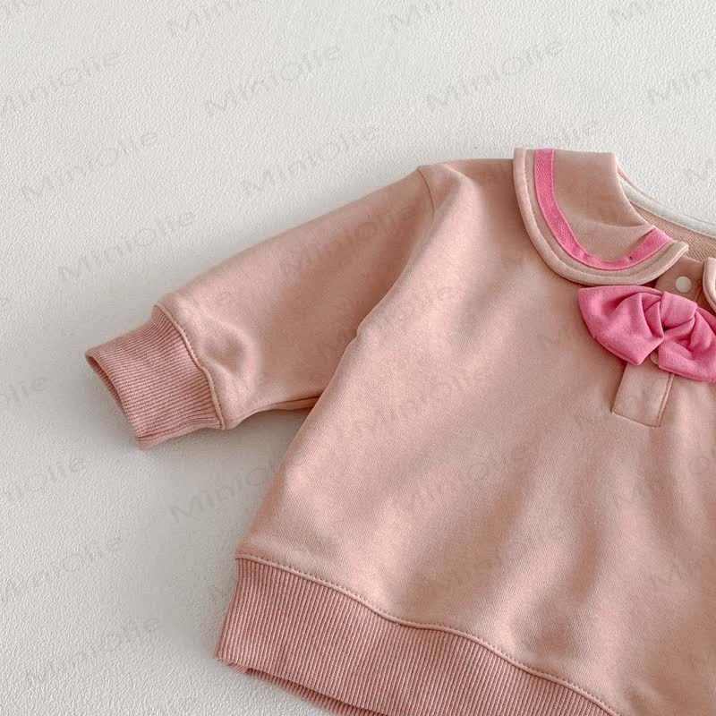 ベビー幼児用ボウベアカラーブロック2点セット - image 9