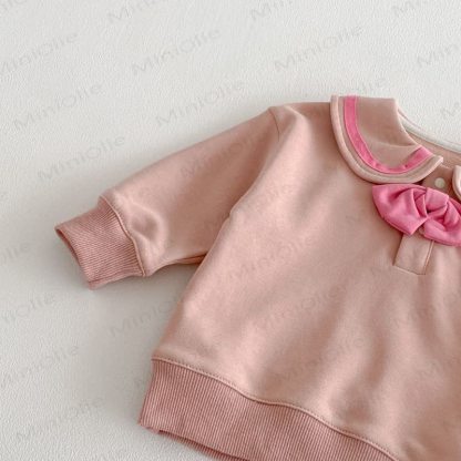 ベビー幼児用ボウベアカラーブロック2点セット - image 9