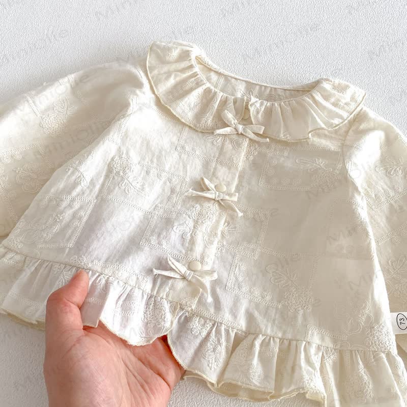 ベビー幼児女の子用無地タンクトップ/デニムパンツ/ボウトップ - image 18