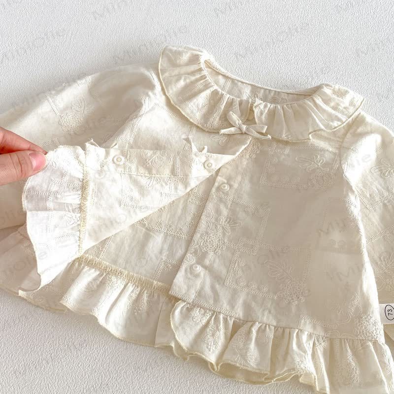 ベビー幼児女の子用無地タンクトップ/デニムパンツ/ボウトップ - image 19