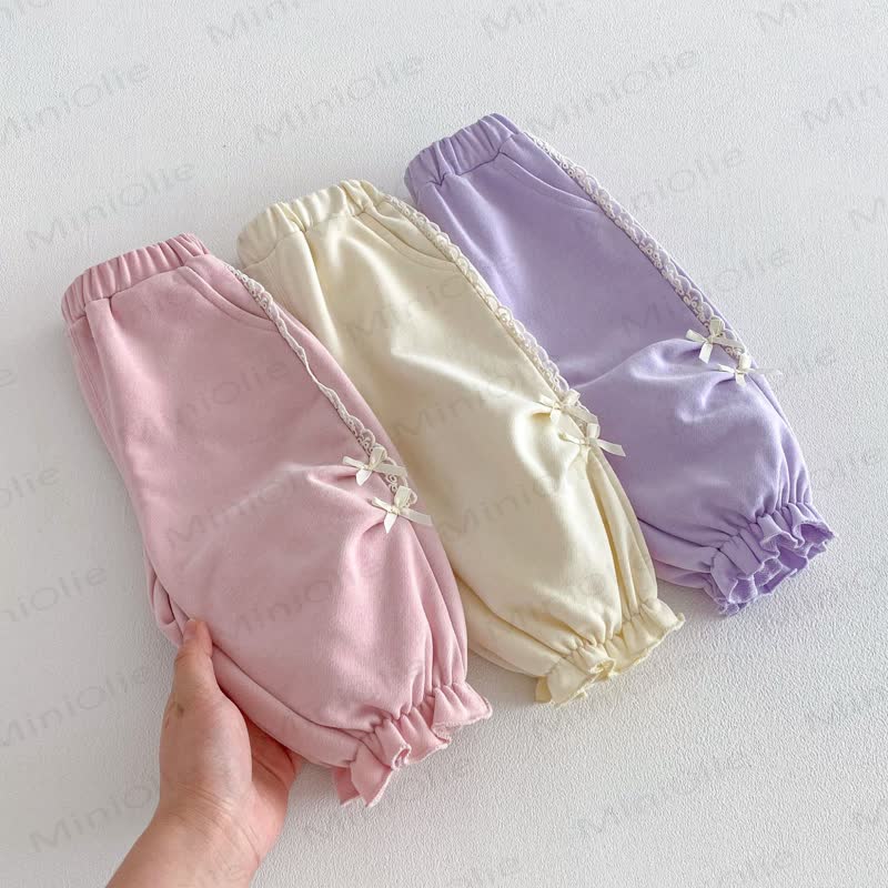 ベビー幼児女の子用ボウレースパンツ - image 2