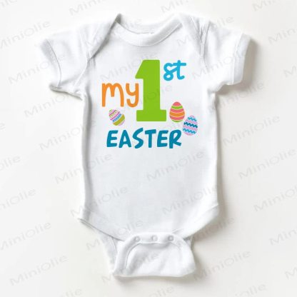 MY 1ST EASTERホワイトボディスーツ - 白 - 18～24ヶ月 - image 1