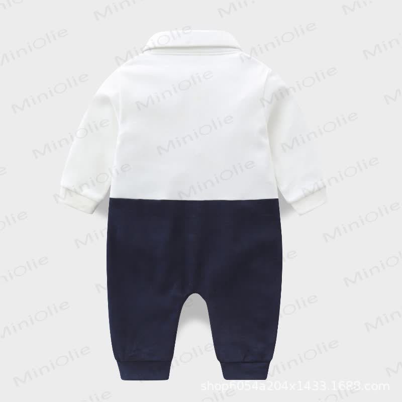 男の子用 紳士用 リボン フェイク ロンパース 2枚セット - image 2