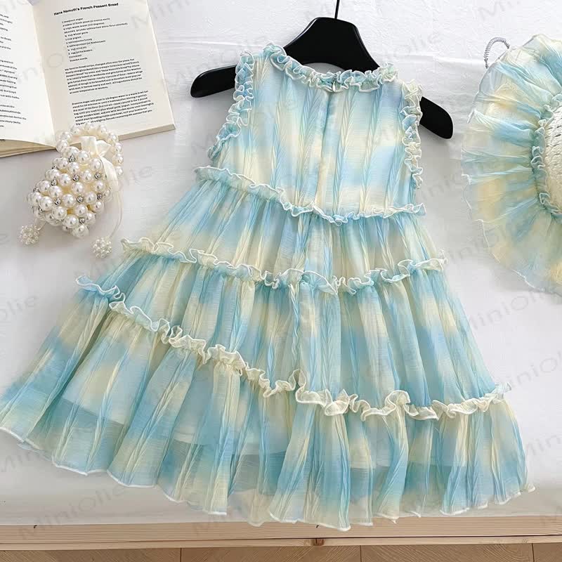 幼児用女の子用リボンノースリーブDress - image 2