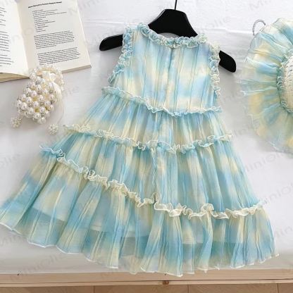 幼児用女の子用リボンノースリーブDress - image 2