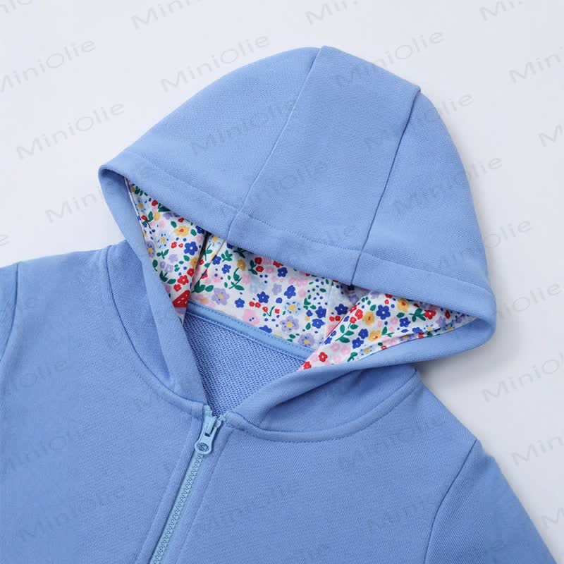 幼児用女の子用マッシュルームジップパーカー - image 2