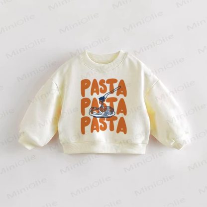 PASTAベビー 幼児用 ベージュ スウェットシャツ - クリーム - 3～5歳 - image 1