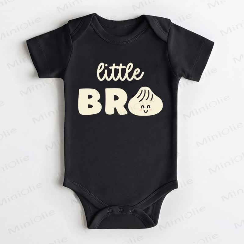 LITTLE BROベビー バオズ ブラック ボディスーツ - 黒 - 18～24ヶ月 - image 1