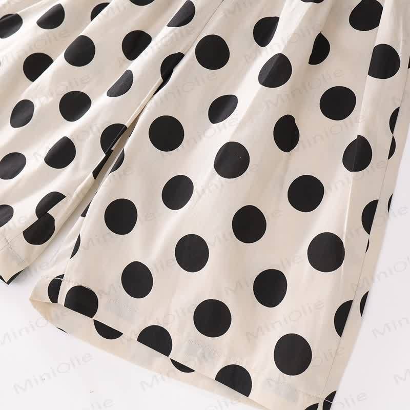 幼児用女の子用ベージュドット柄2点セット - image 10