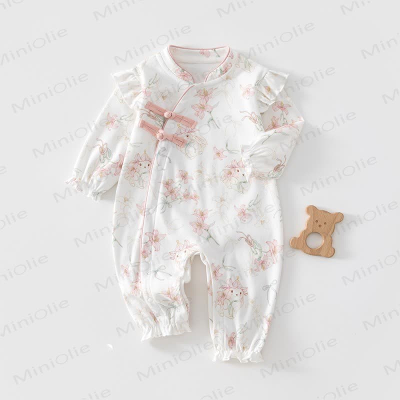 ベビーラビット ピンク ロンパース - ピンク - 18～24ヶ月 - image 1