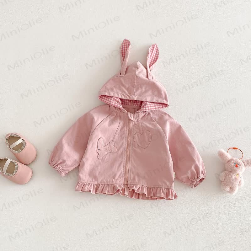 ベビー・幼児用うさぎ・アヒル柄アウター - ピンク - 3～5歳 - image 3