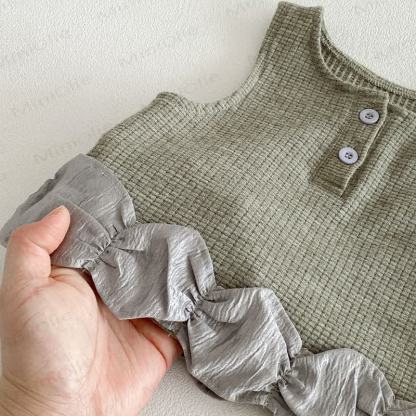 ベビー幼児女の子用無地レースタンクトップ＆パンツ/トップス - image 10