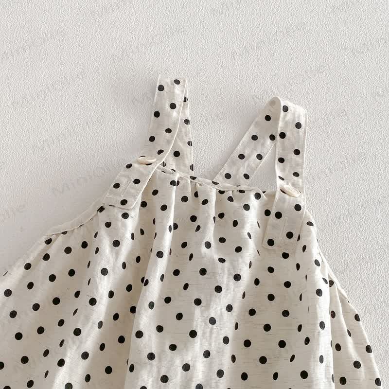 ベビー 幼児 女の子 ドット柄 オーバーオール/無地 トップス - image 8