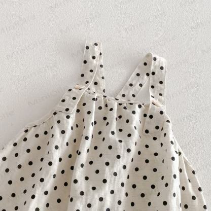 ベビー 幼児 女の子 ドット柄 オーバーオール/無地 トップス - image 8